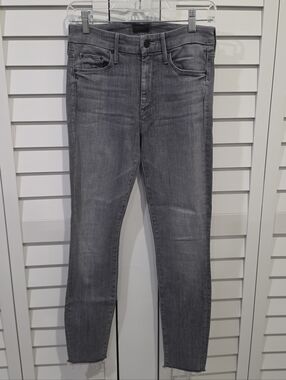 MOTHER The Looker Ankle Fray Jeans - All Nighter - Sz. 26 - No flaws!